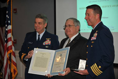 Rear Admiral Daniel B. Abel, Palmer, Captain John O’Connor, Commander Sector Boston 